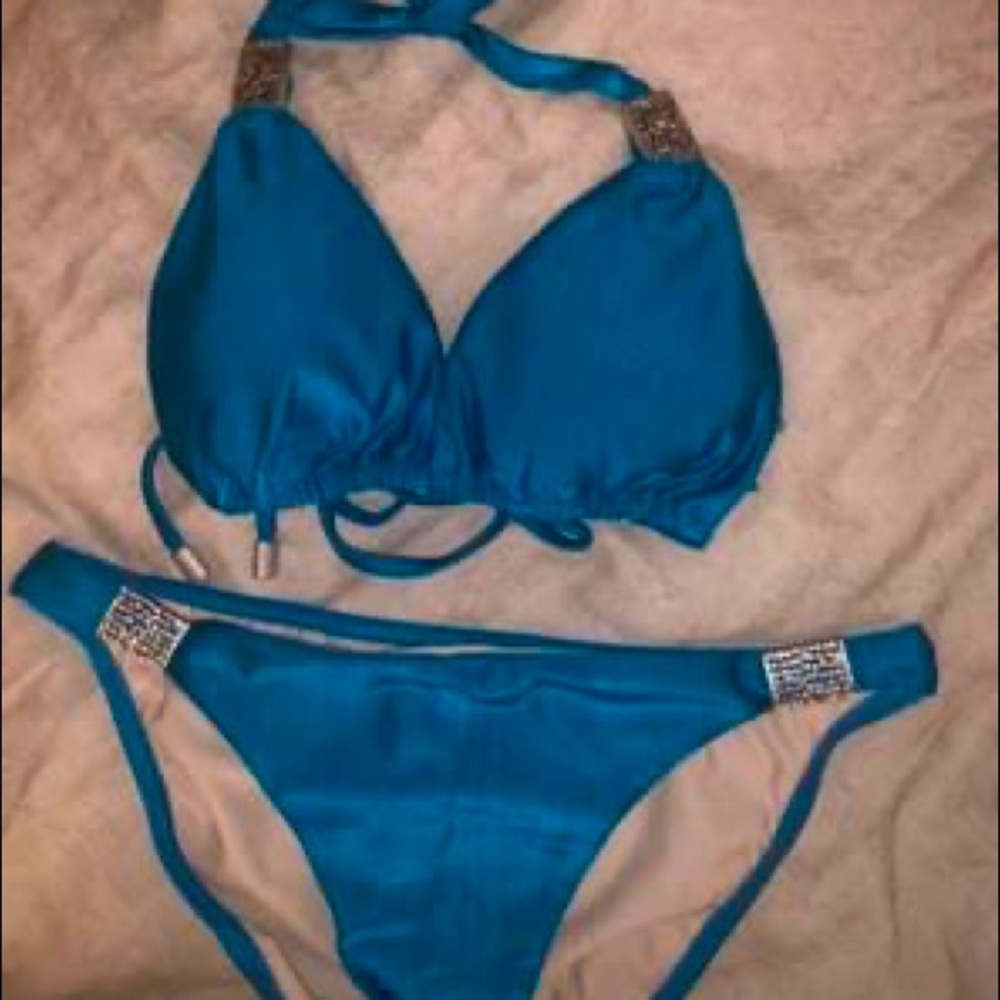 NWT blue bikini